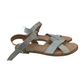 George Silvery Sandals Shoe Size 1
