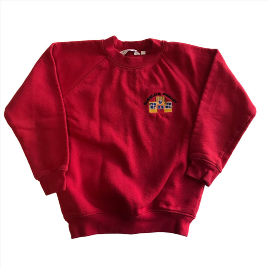 *Glendale Primary Red Crewneck Sweatshirt
