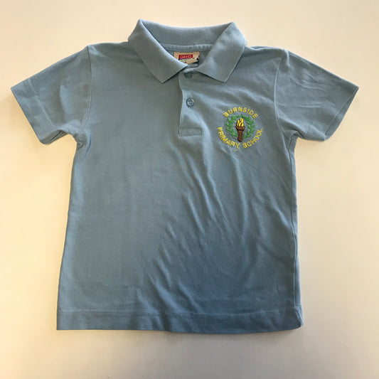Burnside Primary Light Blue Polo Shirt