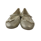 John Lewis Light Gold Sparkly Pumps with Butterfly Details Shoe Size 2