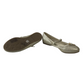 John Lewis Light Gold Sparkly Pumps with Butterfly Details Shoe Size 2