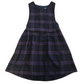Purple and Navy Tartan Pinafore Age 4