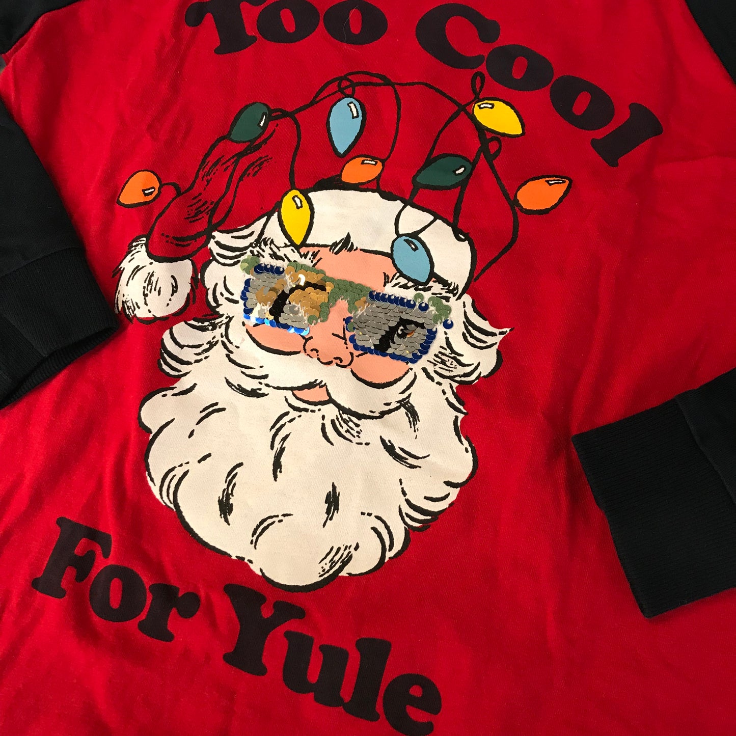 NEXT Christmas t-shirt 6-7 years Too Cool For Yule festive top