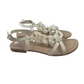 Primark White Sandals with Floral Details Shoe Size 1