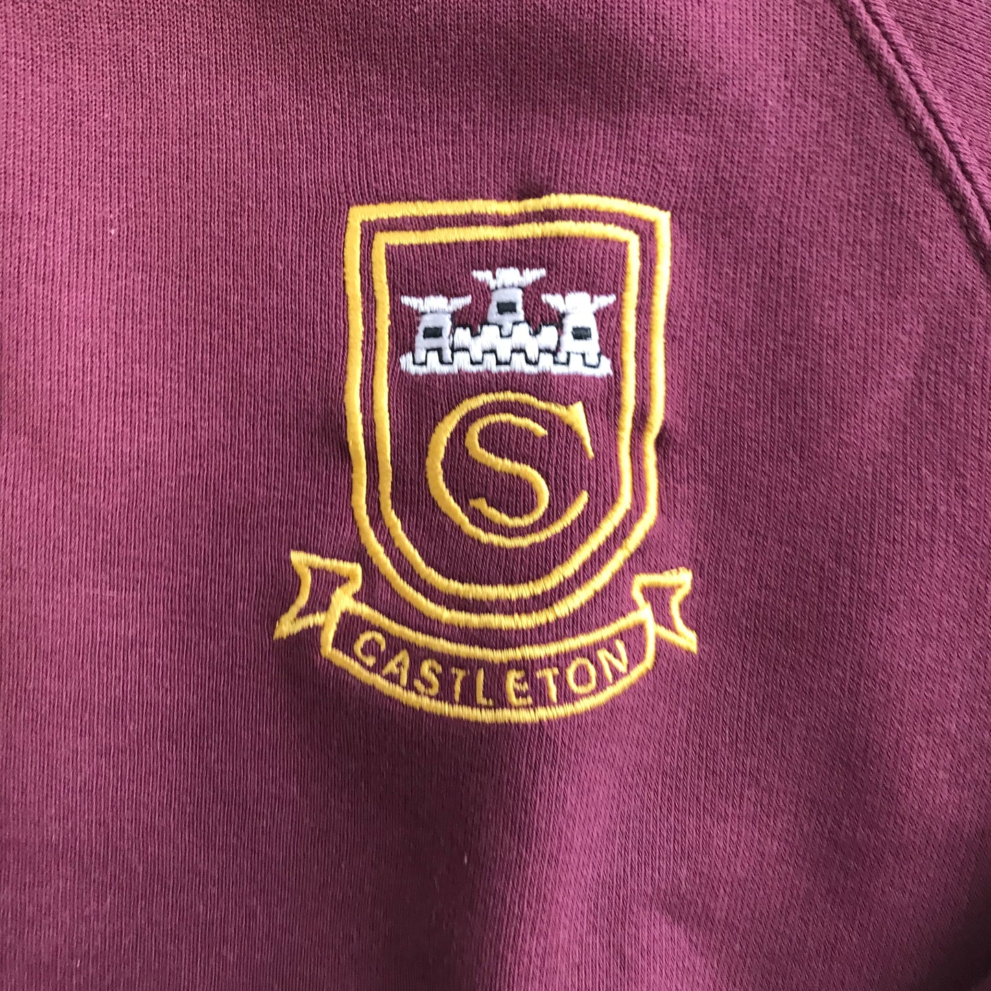 *Castleton Primary Burgundy Crewneck Sweatshirt