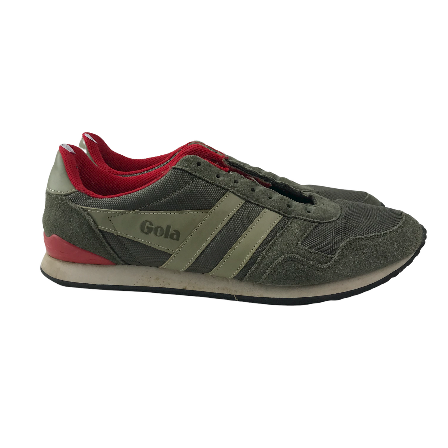 Gola Khaki Green Trainers Shoe Size 10
