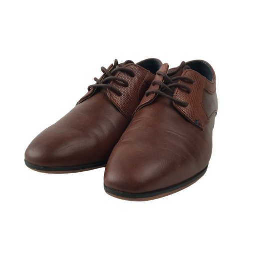 River Island Brown Leather Oxford Shoes Shoe Size 2