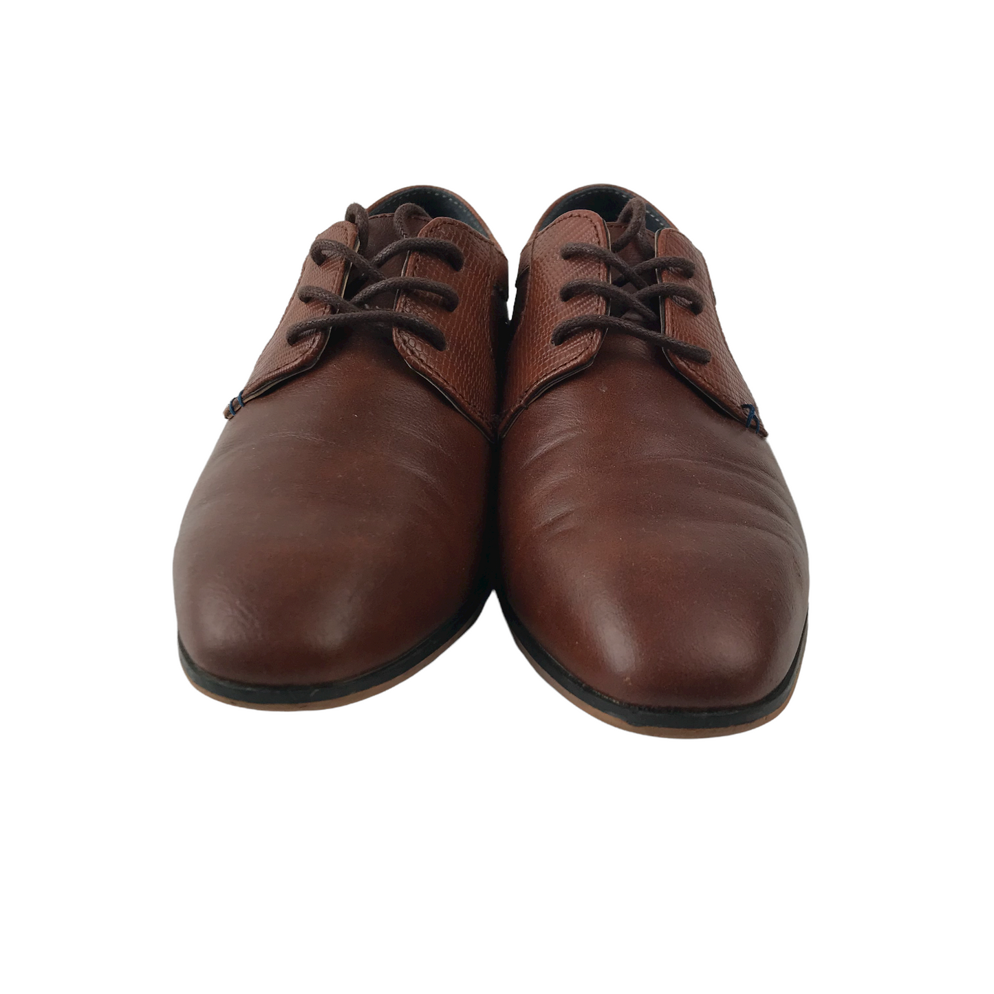 River Island Brown Leather Oxford Shoes Shoe Size 2