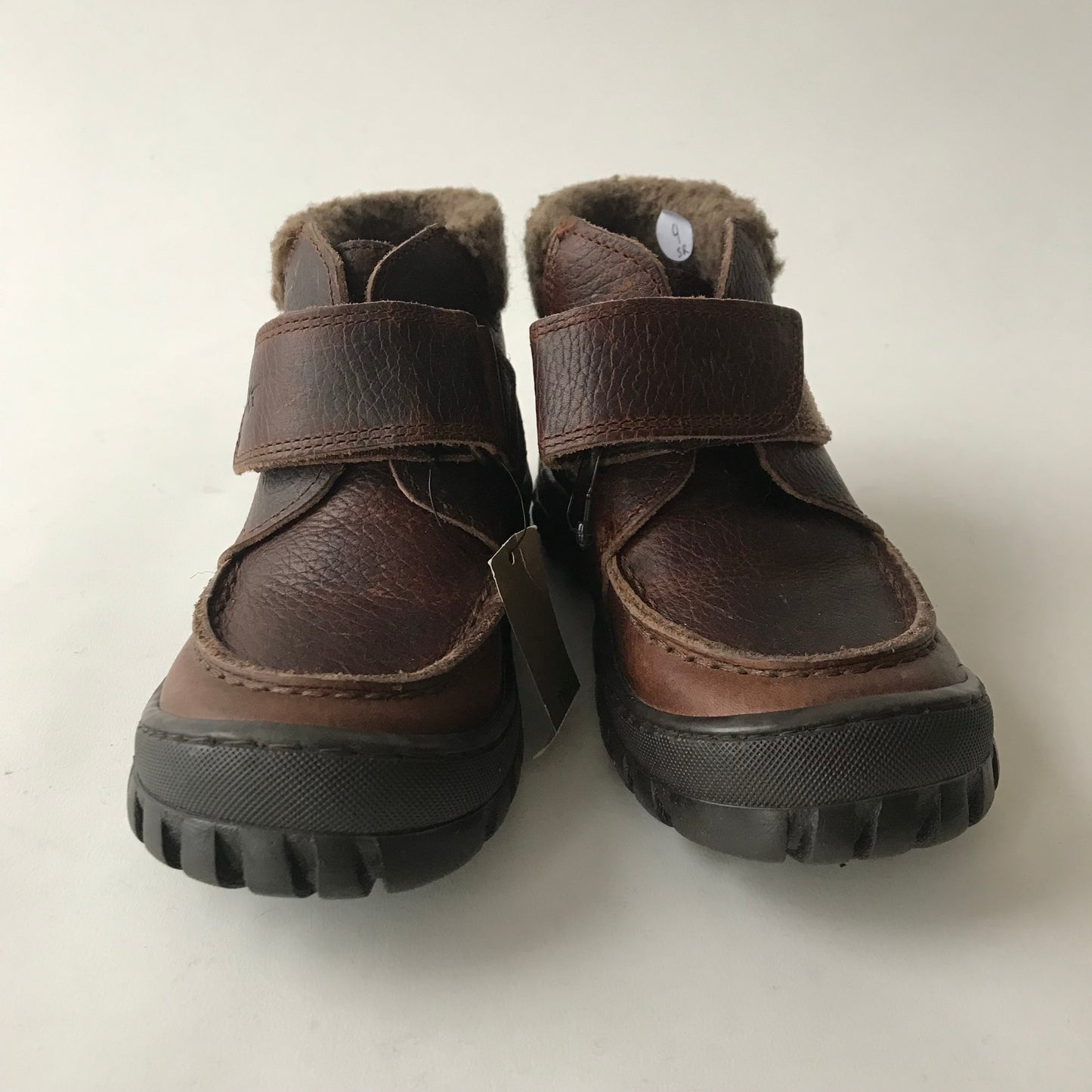 NEXT Brown Faux Leather Boots Shoe Size 9 (jr)