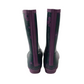 Clarks Navy and Purple Floral Wellies Shoe Size 1.5