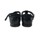 Clarks Black School Pumps with Flower Details and T-bar Shoe Size 7.5 (jr)