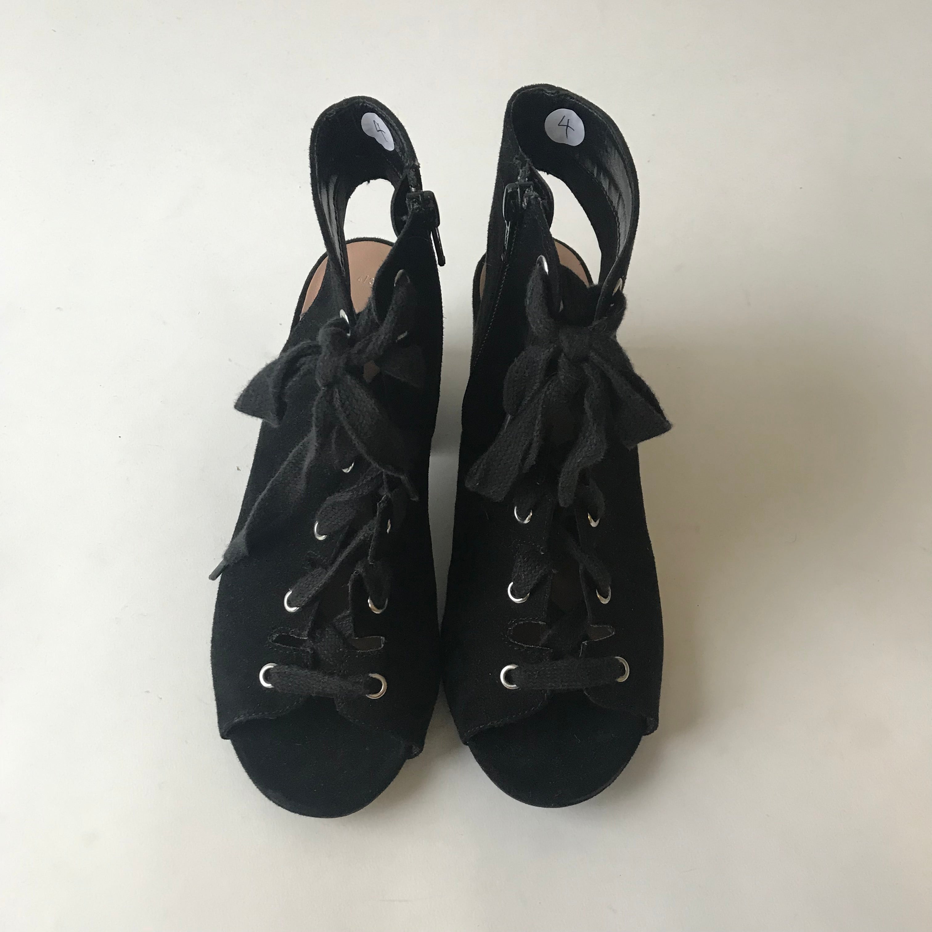 New Look black platform stiletto heels with mary... - Depop