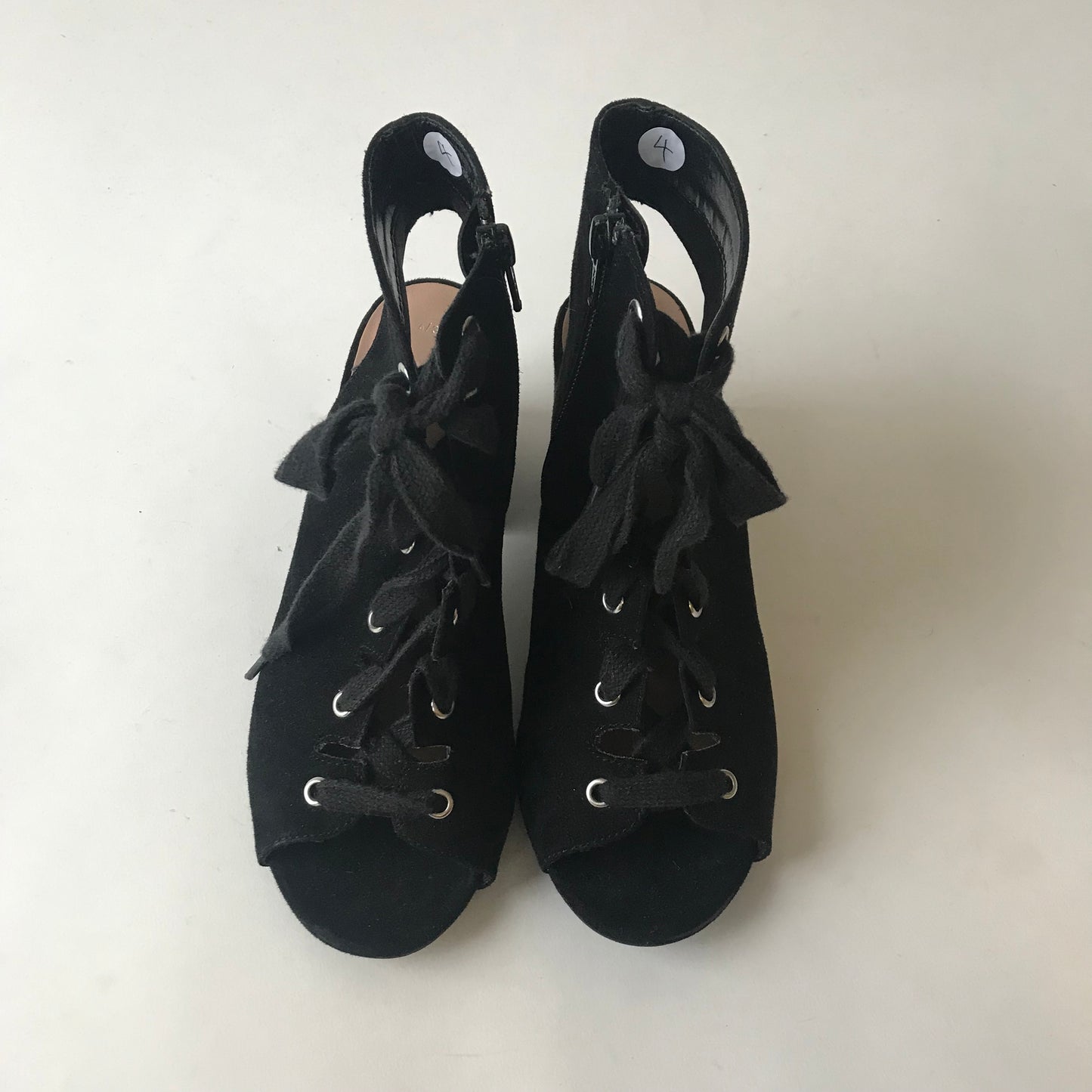 New Look Black Heels Shoe Size 4