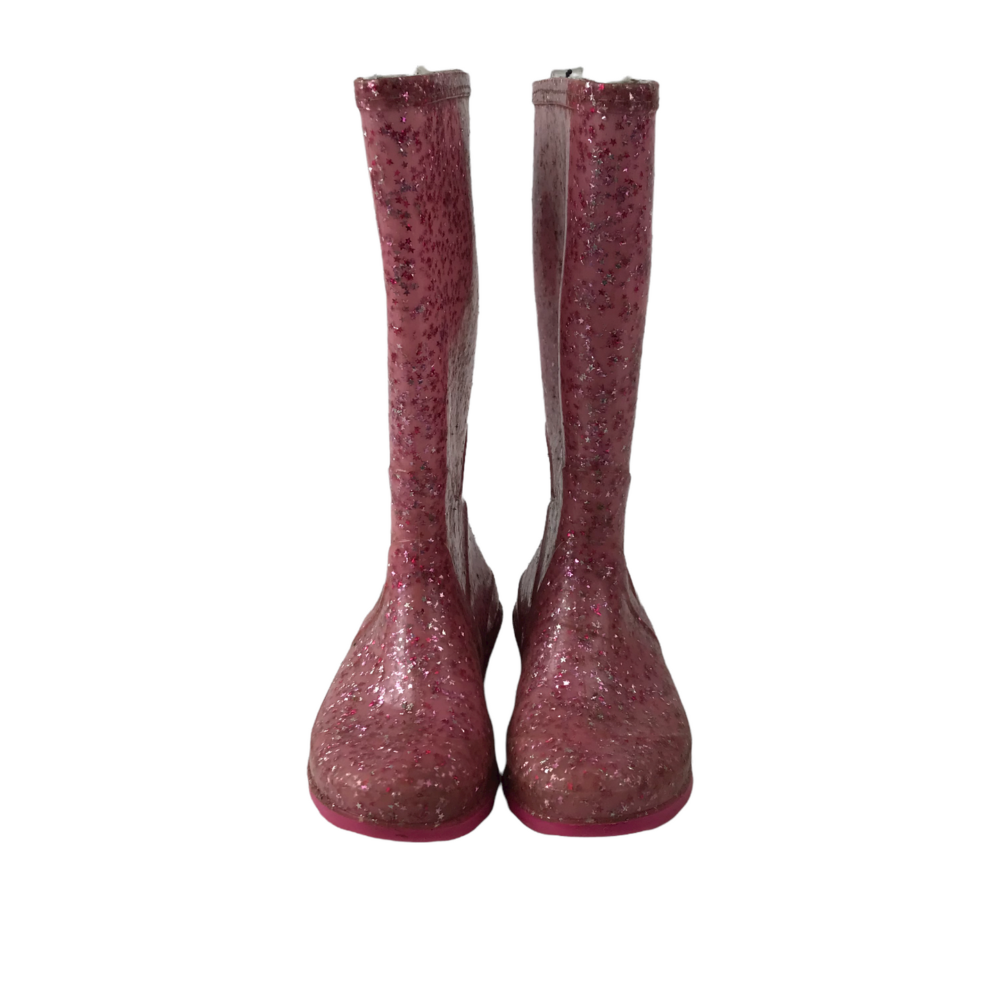 Pink Sparkly Wellies Shoe Size 11 (jr)