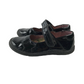 Petasil Black School Pumps With Single Strap and Stars Shoe Size 9 (jr)