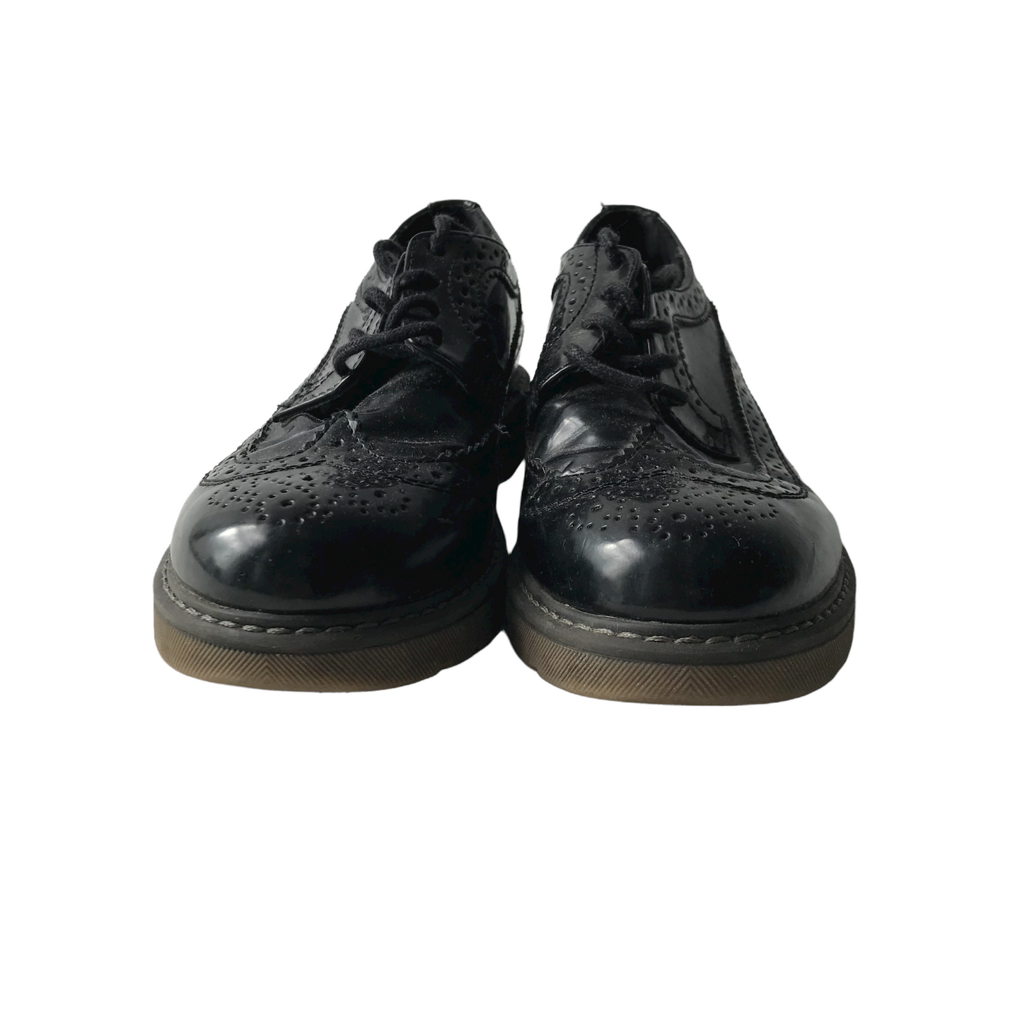 Graceland Black Brogue Shoes Shoe Size 4