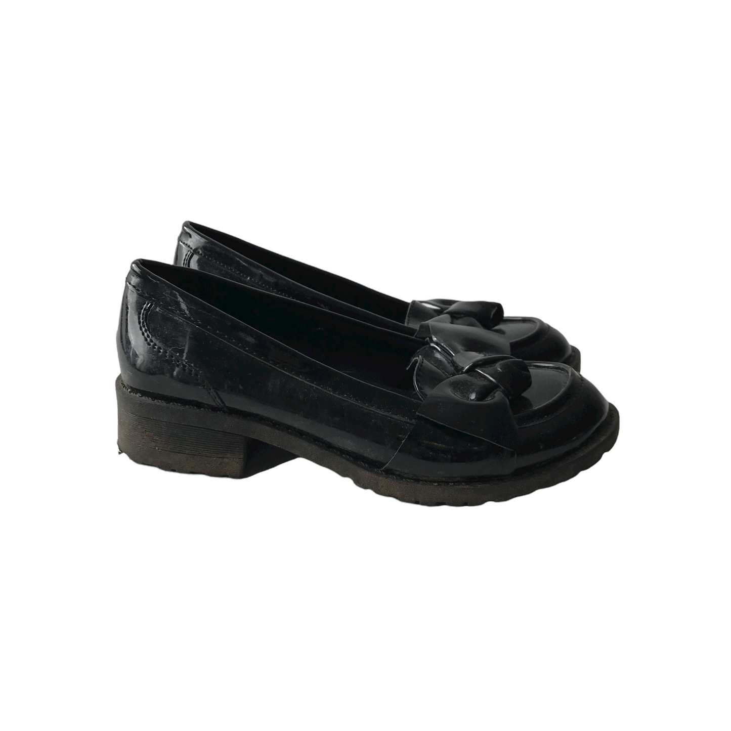 George Black Loafers with Tassels Shoes Shoe Size 13 (jr)