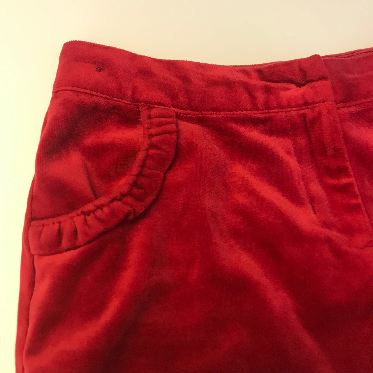 NEXT Red Velvet Shorts Age 7