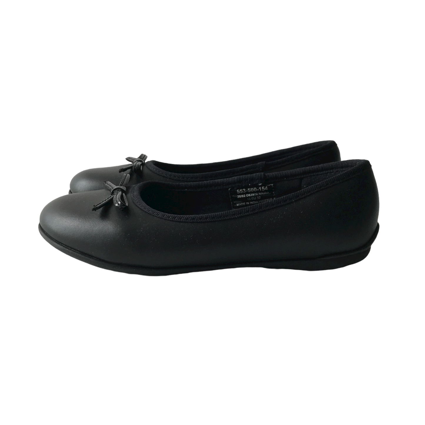 Next Black Ballerinas Shoe Size 13 (jr)