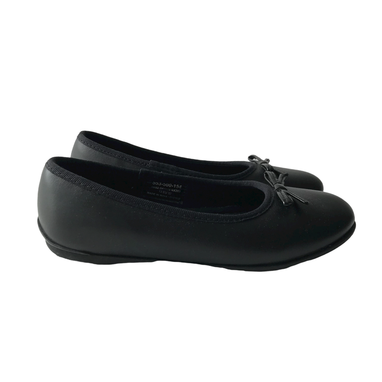 Next Black Ballerinas Shoe Size 13 (jr)