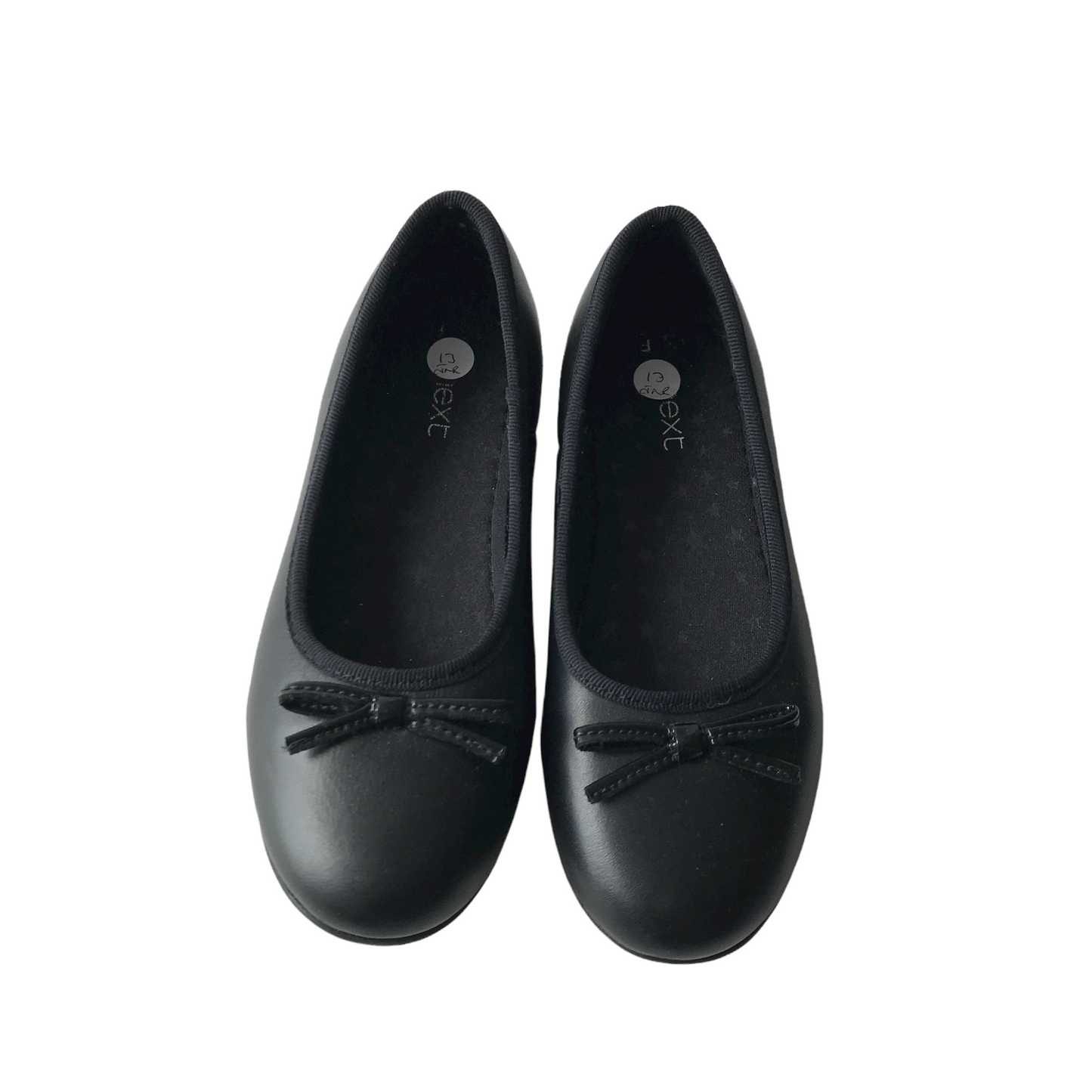 Next Black Ballerinas Shoe Size 13 (jr)