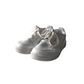 Adidas White and Gold detailed Trainers Size UK 12K junior