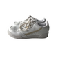 Adidas White and Gold detailed Trainers Size UK 12K junior