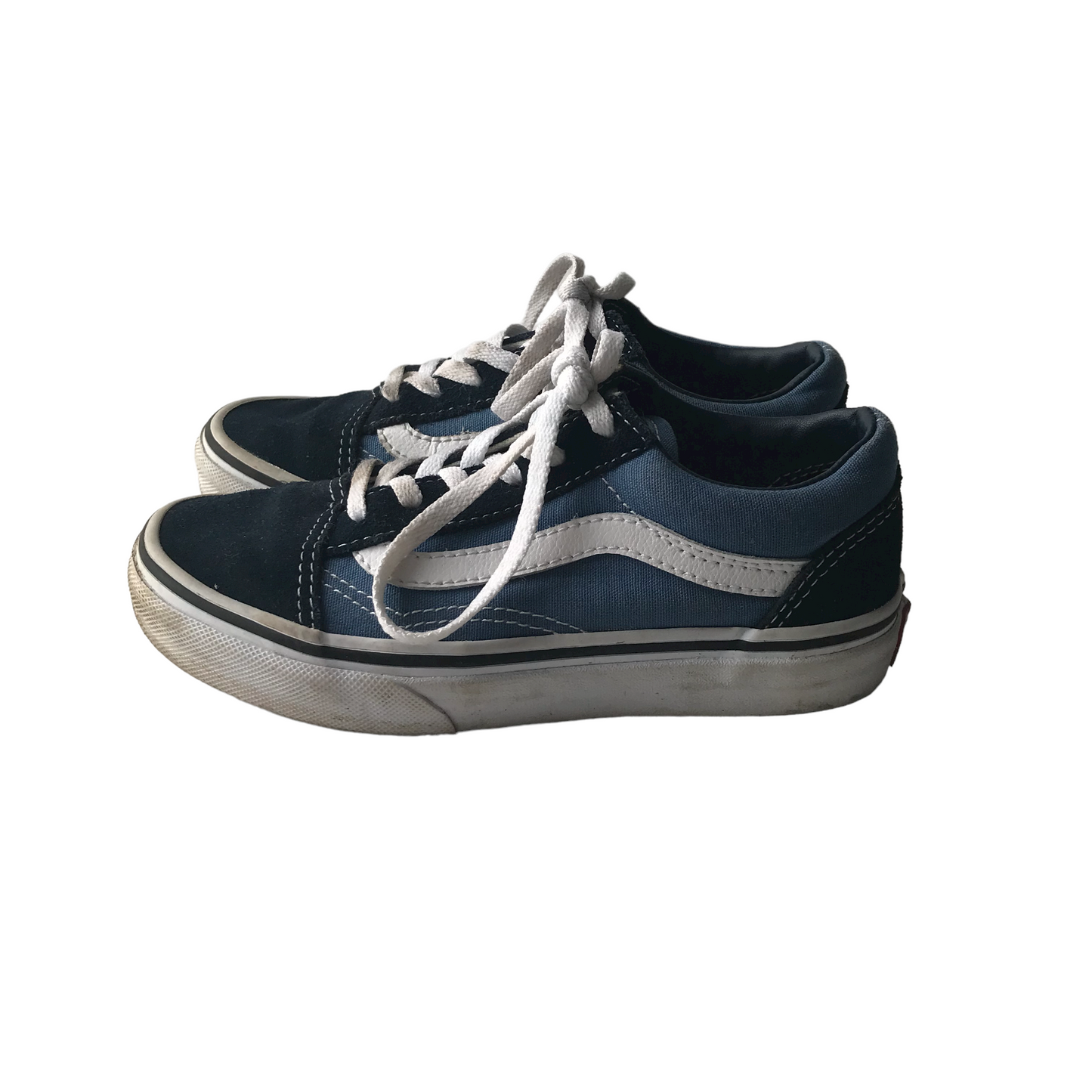 Vans Black and Blue Trainers Size UK 13 junior