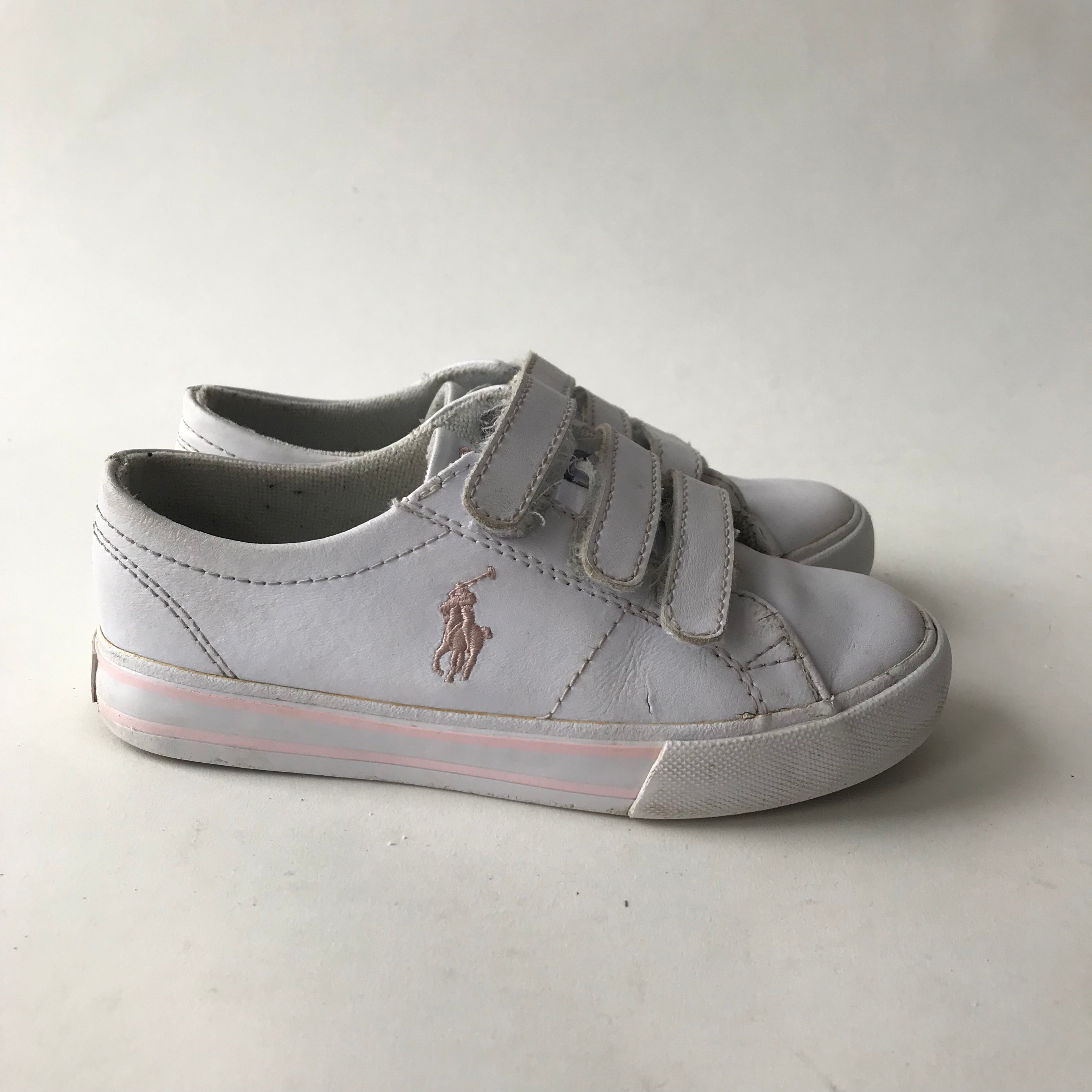 Ralph lauren white hot sale trainers ladies