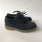 Navy Blue Leather Shoes Shoe Size 8 (jr)