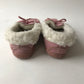 Pink Faux Fur Lined Loafer Slippers Shoe Size 11 (jr)