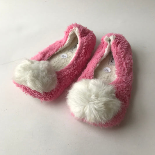 NEXT Pink Pom Pom Slippers Shoe Size 13(jr)