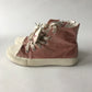High Tops Trainers with Hearts Shoe Size 1