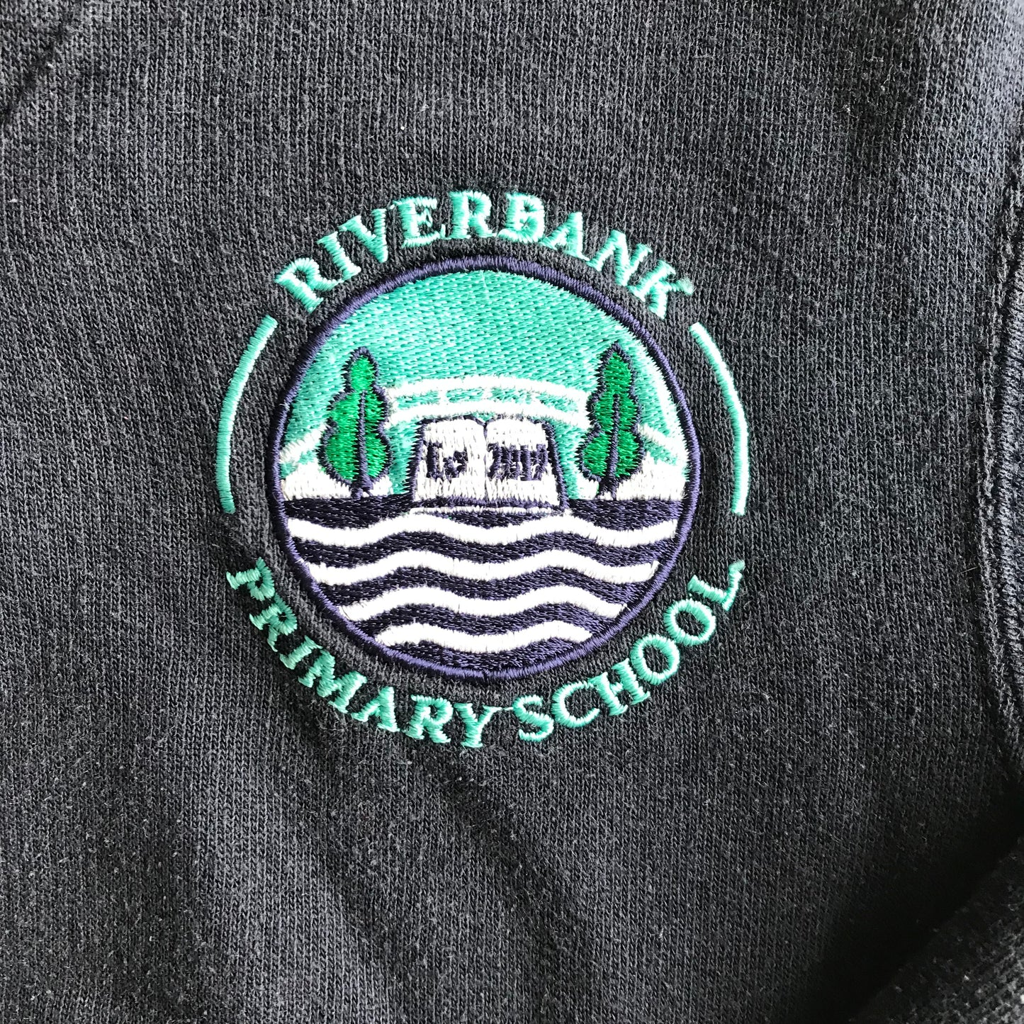 Riverbank Primary Navy Blue V-neck Jersey