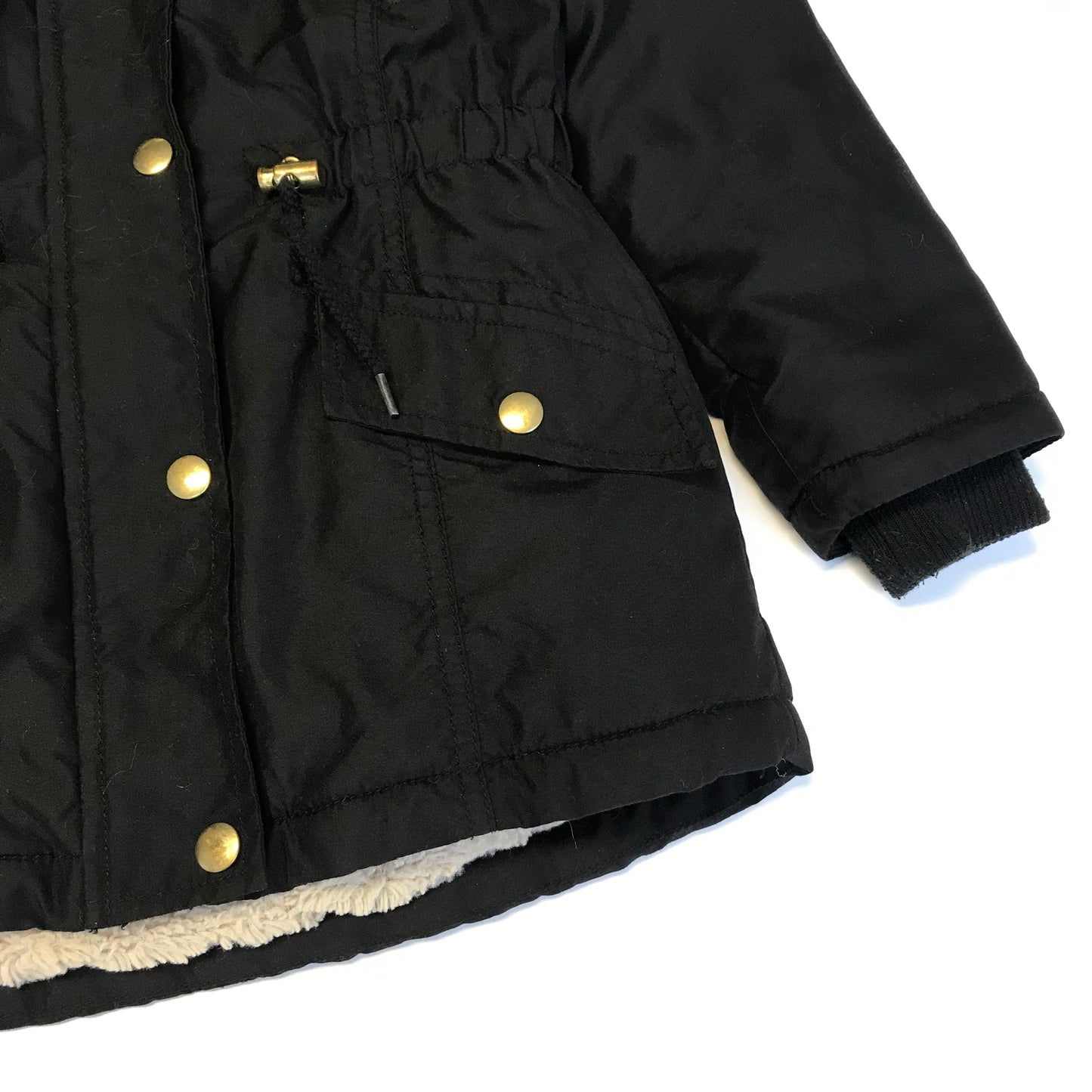 George Black Parka Jacket Age 5