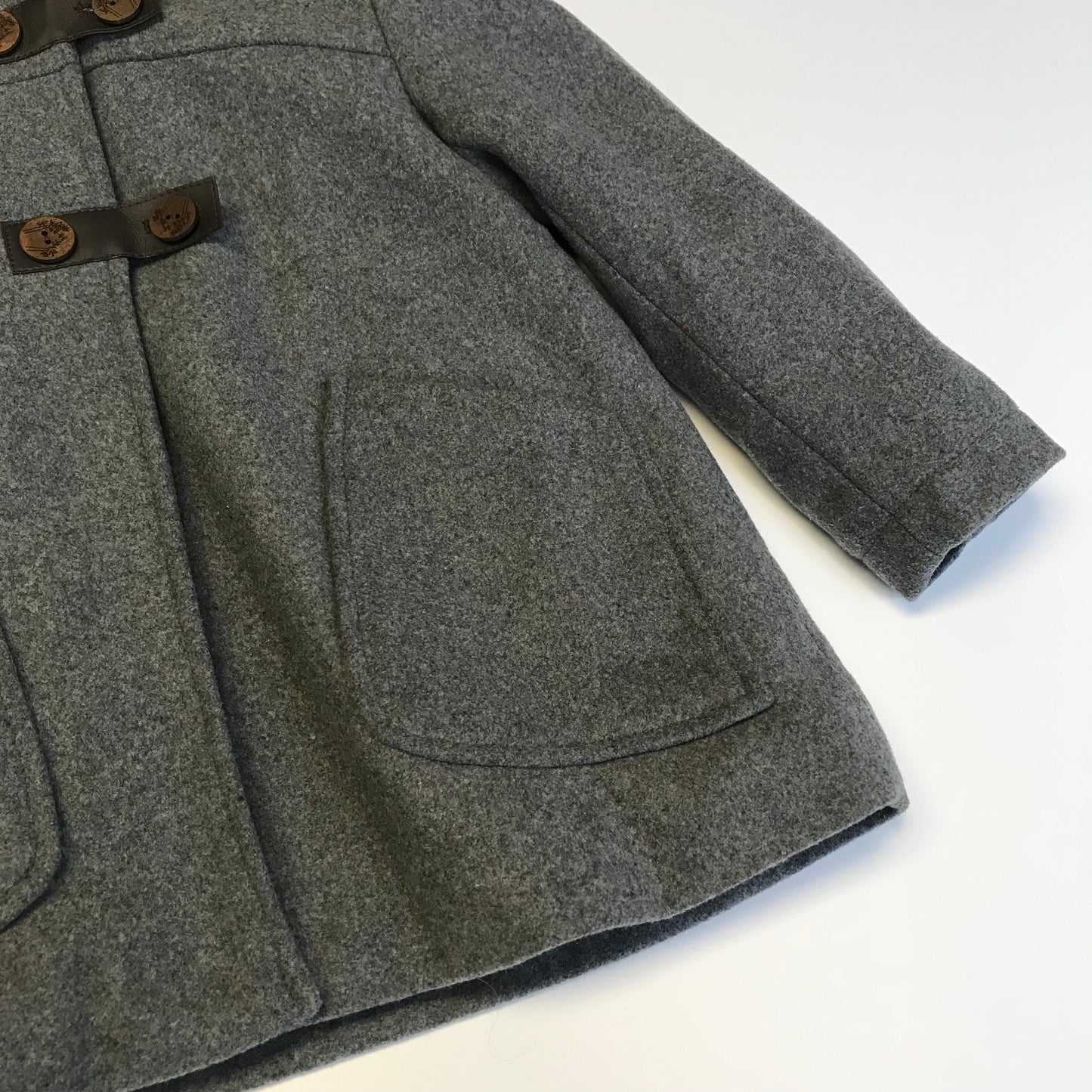 Vertbaudet Grey Wool Mix Coat Age 5