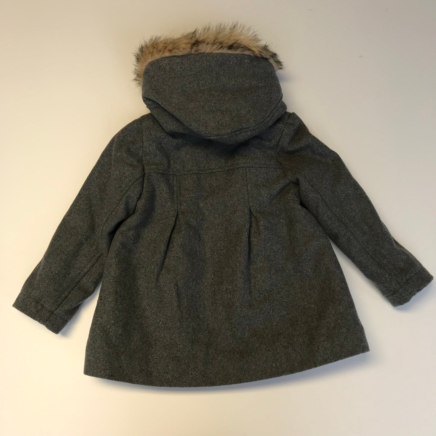 Vertbaudet Grey Wool Mix Coat Age 5