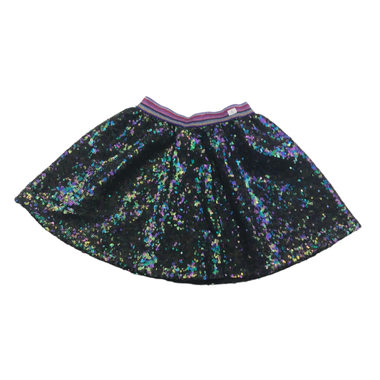Nutmeg Teal Green and Blue Sequin Skirt Age 4