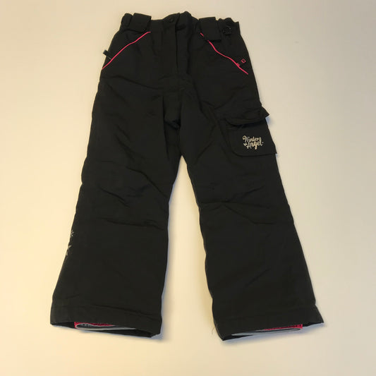 Glacier Point Black and Pink Ski Trousers Age 6