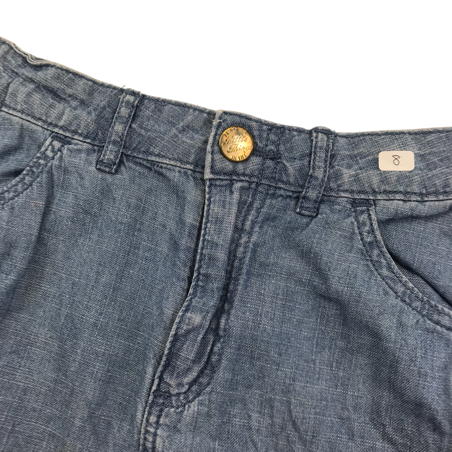 H&M Denim Style Mini Skirt Age 8