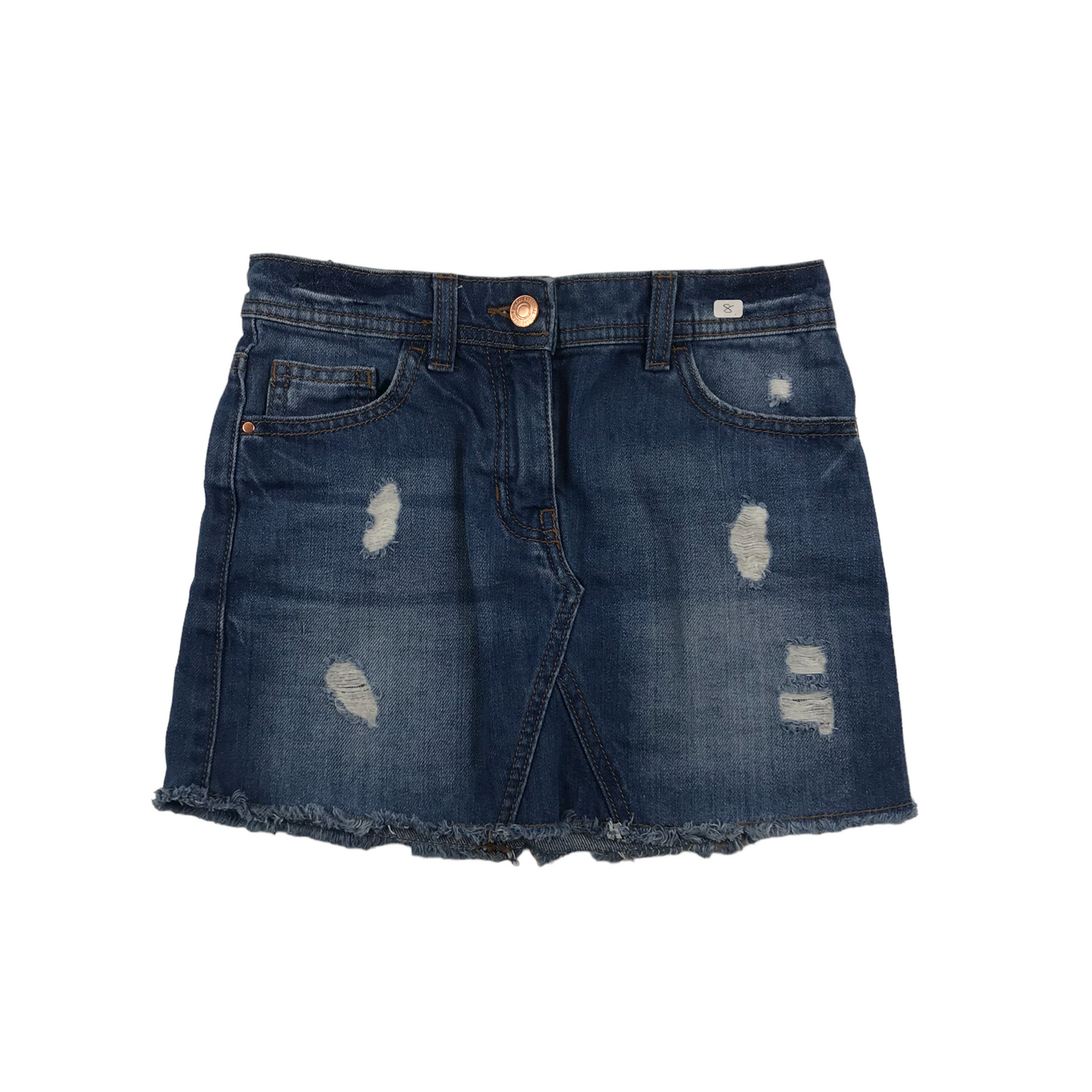 Next Ripped Detail Denim Skirt Age 8