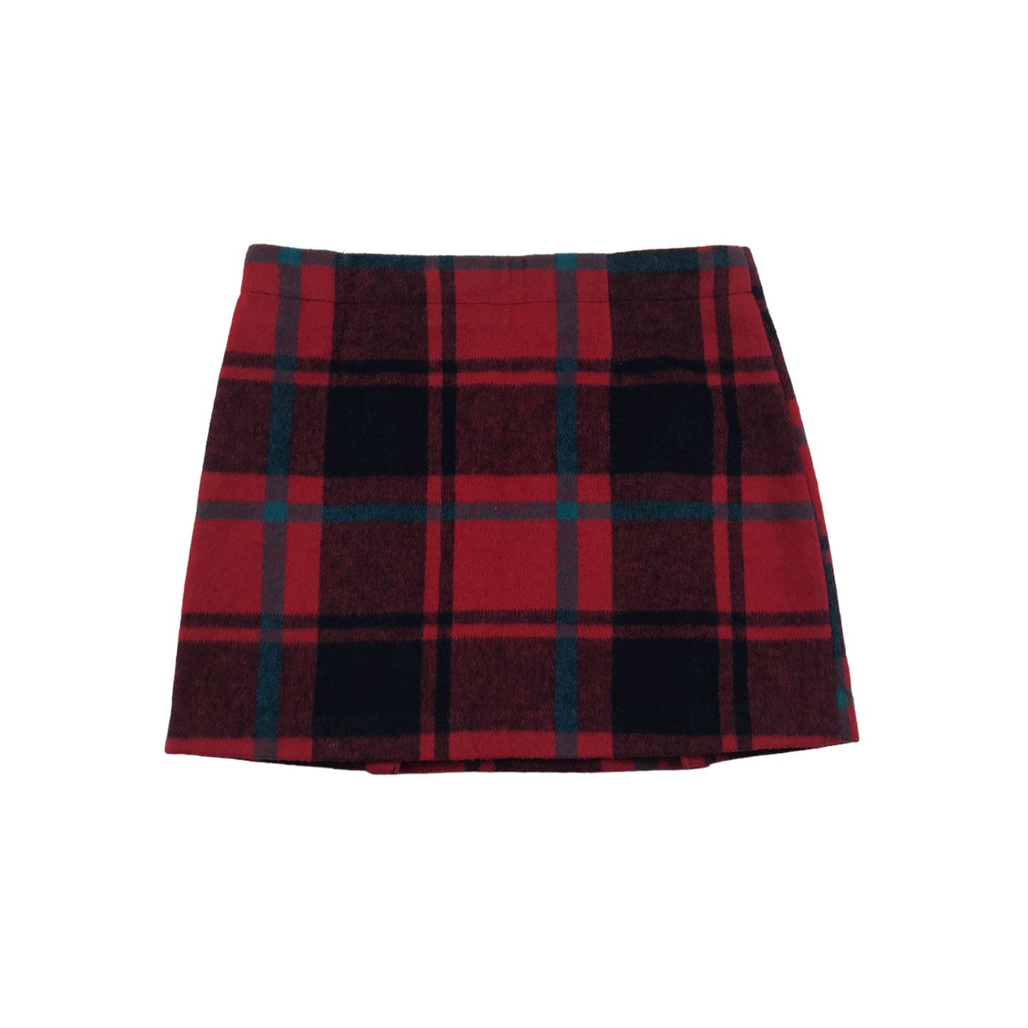 Next Red Checked Mini Skirt Age 9