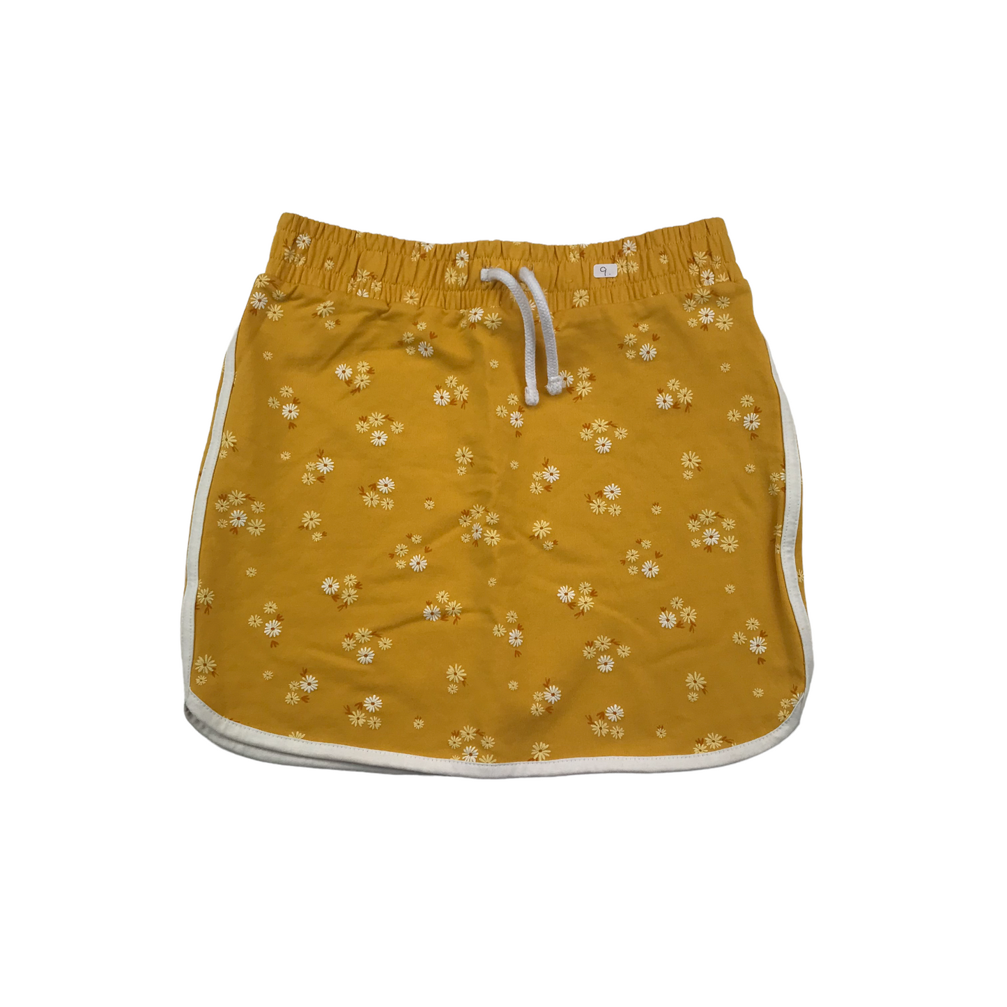 George Yellow Floral Jersey Skirt Age 9