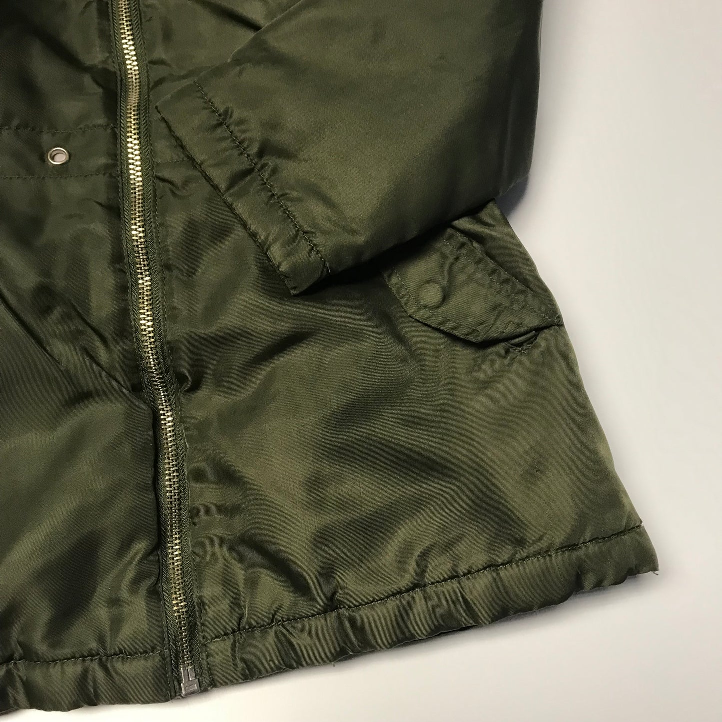 Matalan Khaki Green Short Parka Age 4