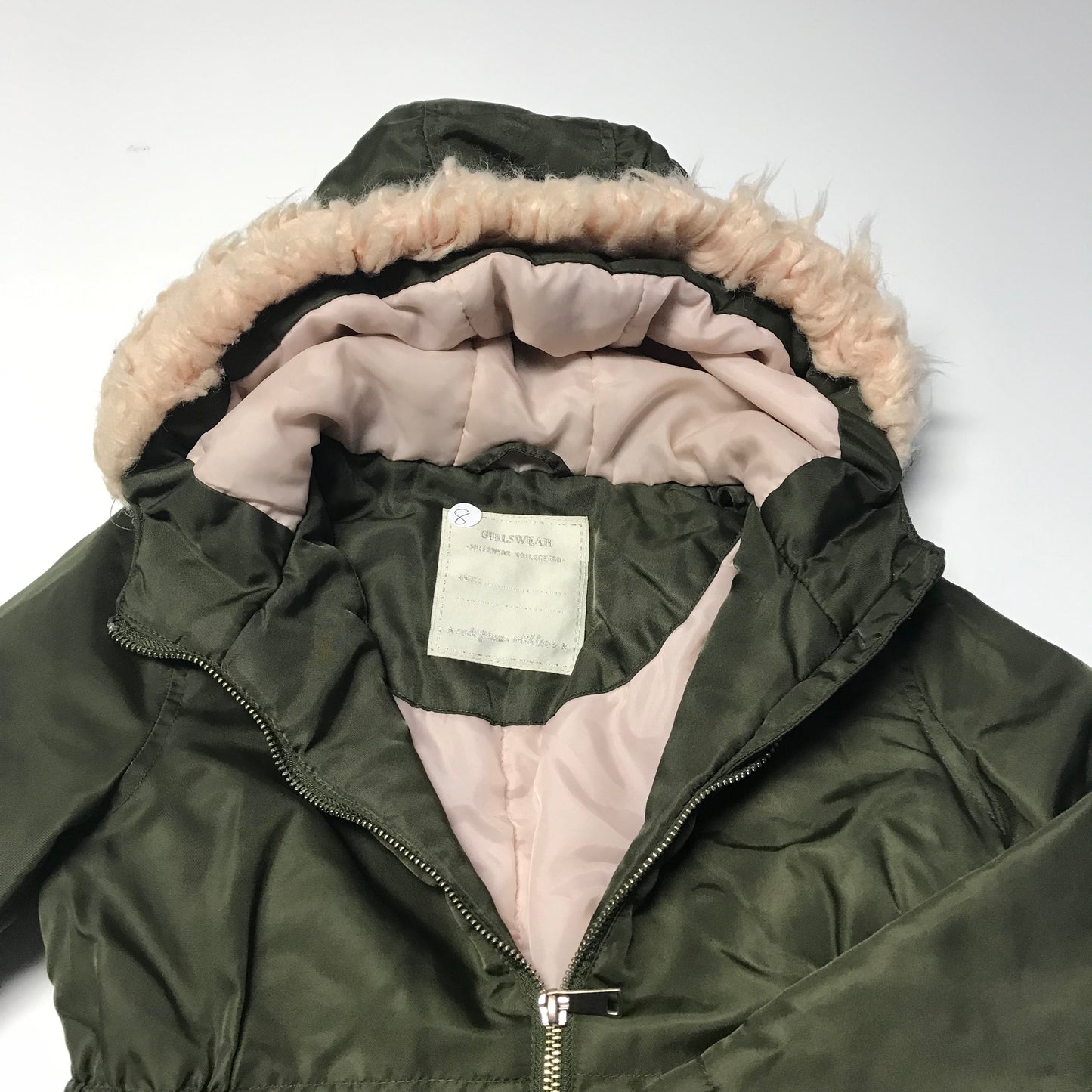 Matalan Khaki Green Short Parka Age 4