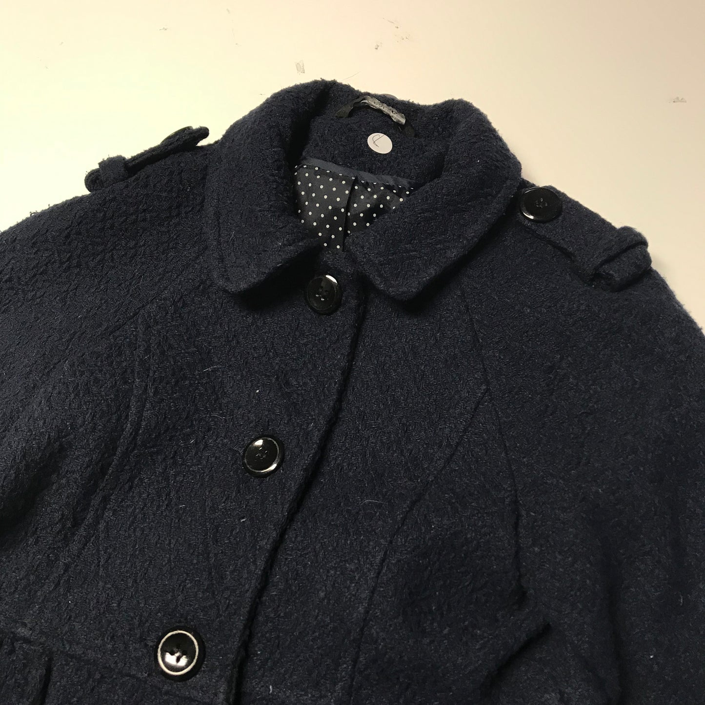 George Navy A-line Coat Age 8