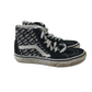 Vans Black and White High Tops Trainers Shoe Size 1