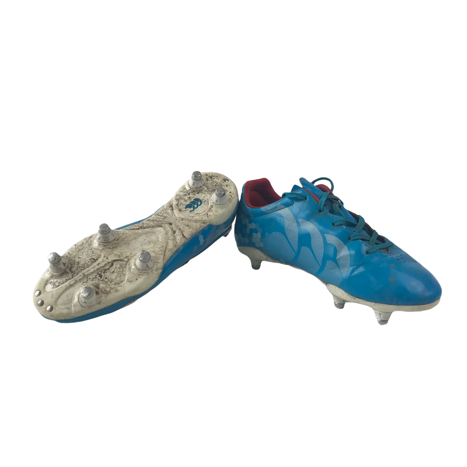 Canterbury Bright Blue Rugby Boots Shoe Size 3 ApparelXchange CIC