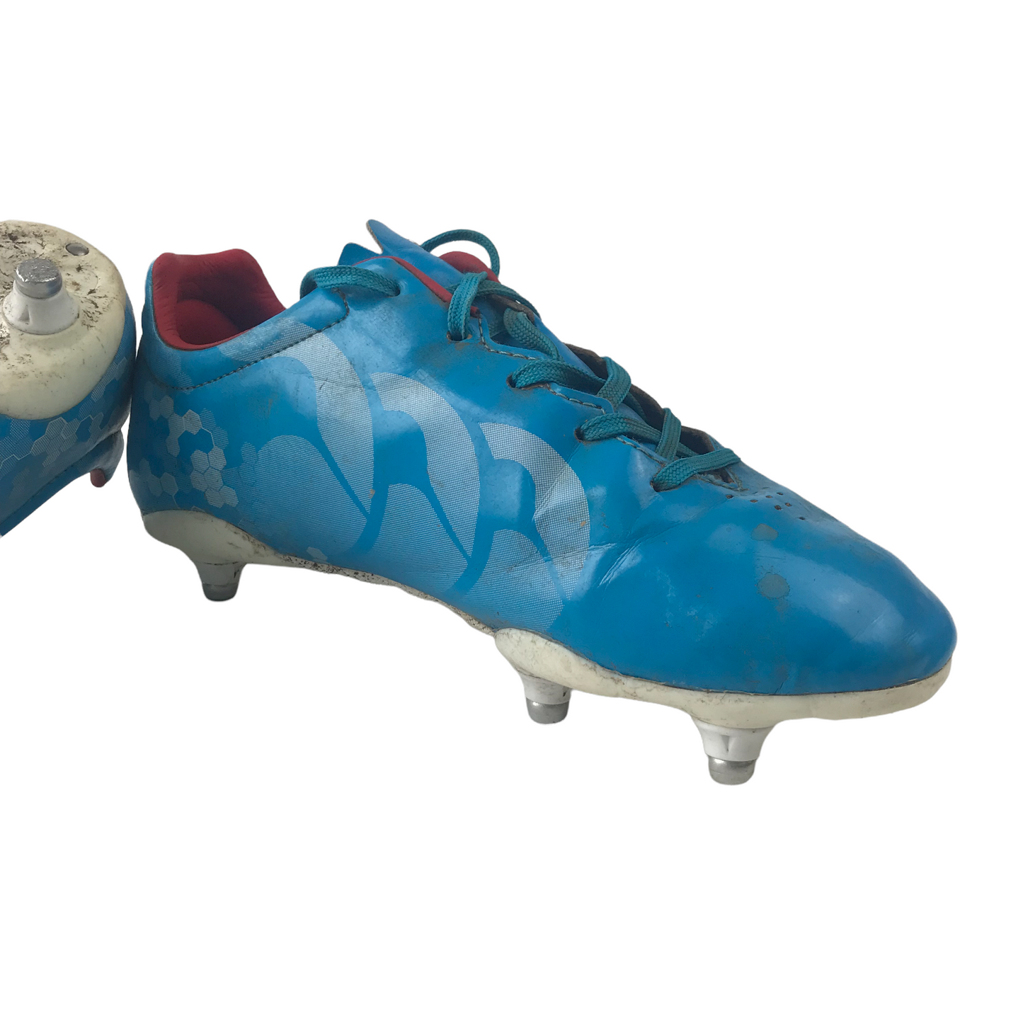 Canterbury Bright Blue Rugby Boots Shoe Size 3