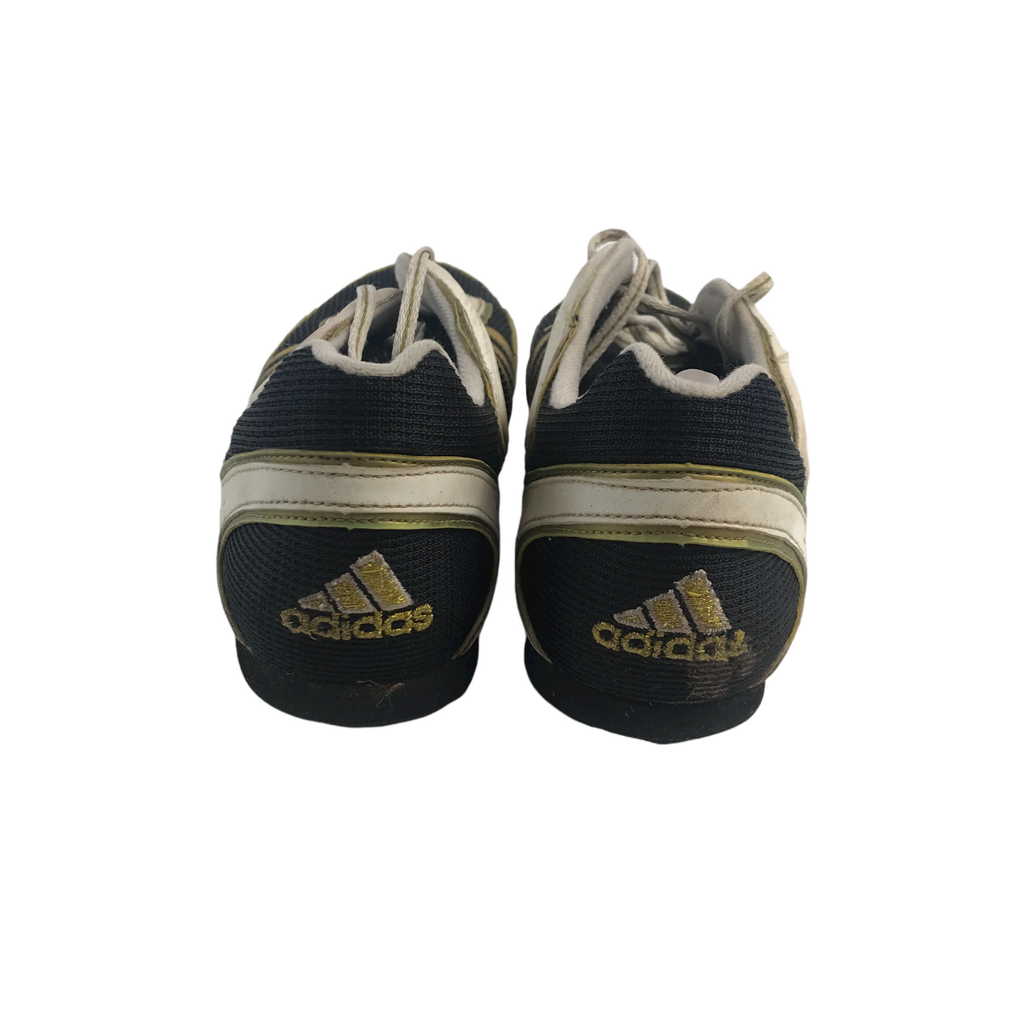 Adidas Black Gold and White Track and Field Spikes Trainers Shoe Size 9.5